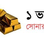 1 ভরি সোনার দাম কত? ১ ভরি স্বর্নের দাম কত বাংলাদেশ
